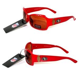 NFL San Francisco 49ers Sunglasses Mens Red Logo Polarized UV Protection New